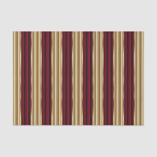 Grote wijnstaven (rood en goudstaven) tissuepapier (Voorkant)