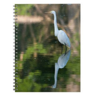 Grote Witte Aigrette Notitieboek