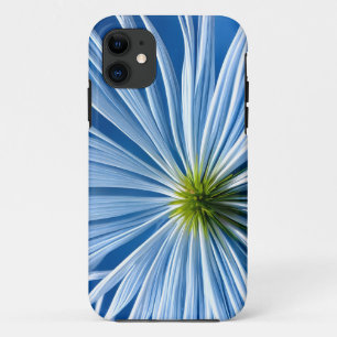 Grote witte bloem met blauwe lucht iPhone 11 hoesje