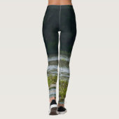 Grote witte bocht leggings (Achterkant)