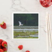 Grote witte bocht servet (Insitu)