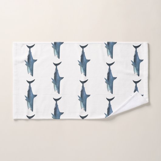 Grote witte haai bad handdoek (Handdoek)