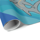 Grote witte haai cadeaupapier (Rol Hoek)