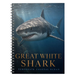 Grote Witte Haai Kust Oceaan DIEREN Notitieboek
