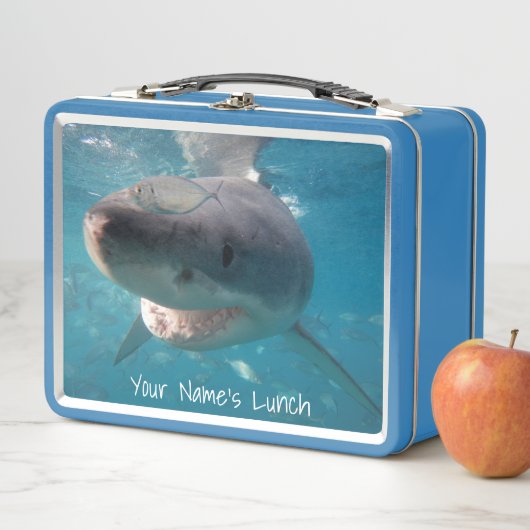 Grote witte haai Sluiten Ocean Australië (In situ)