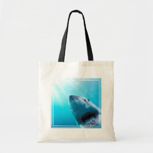 Grote witte haai Zuid-Afrika Tote Bag