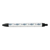 Grote witte haai zwarte inkt pen (Voorkant)