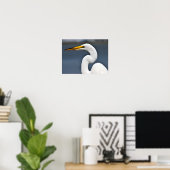 Grote witte kruid poster (Thuiskantoor)