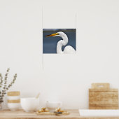Grote witte kruid poster (Keuken)
