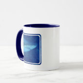 Grote witte Mok voor haaienkoffie (Voorkant links)