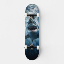 GROTE WITTE SHARK SKATEBOARD