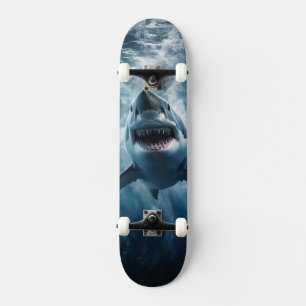 GROTE WITTE SHARK SKATEBOARD