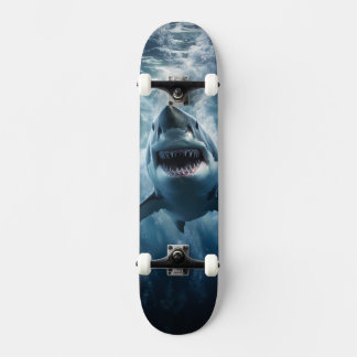 GROTE WITTE SHARK SKATEBOARD