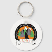GROTE WOLF-LODGE SLEUTELHANGER (Voorkant)