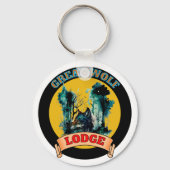 GROTE WOLF-LODGE SLEUTELHANGER (Achterkant)