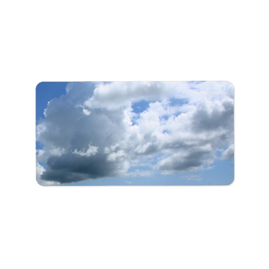 Grote wolken l etiket (Voorkant)