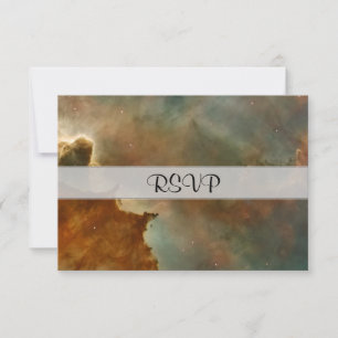Grote wolken van de Corina Nebula RSVP Kaartje