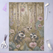 Grote Woodland Forest Critters Bloemen Decoupage Tissuepapier (Craft)