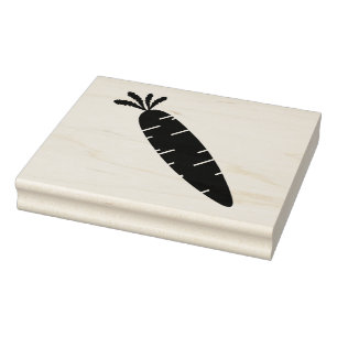 Grote wortel 	rubberstempel