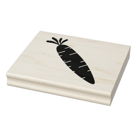 Grote wortel 	rubberstempel (Stempel)