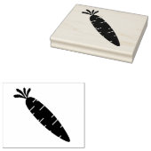 Grote wortel 	rubberstempel (Gestempeld)