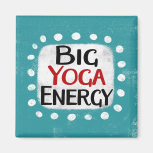 Grote Yoga Energie Koelkastmagneet Magneet