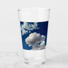 Grote zachte wolken glas