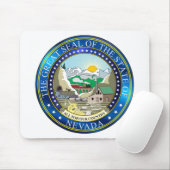 Grote zeehond van de staat Nevada Muismat (Met muis)