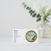 Grote zeehond van North Carolina Visitekaartje (Staand voorkant)