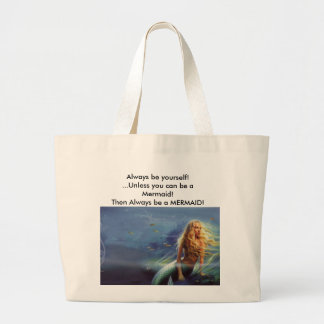 Grote zeemeermin-Tas Tote Bag