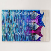 Grote zeemeerminpuzzel!!! Meer dan 1000 stuks! Legpuzzel (Horizontaal)