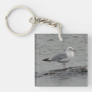 Grote zeemeeuw sleutelhanger
