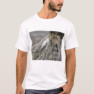 Grote Zilverreiger (Ardea alba) OBX Outer Banks T-shirt