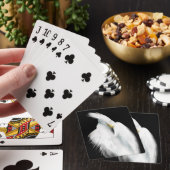 Grote Zilverreiger Pokerkaarten (Insitu)