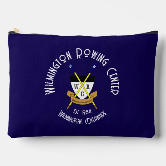 Grote zip zakje blauw etui (Voorkant)