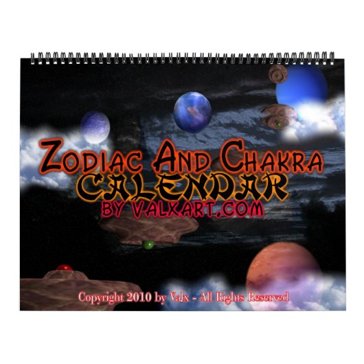 Grote Zodiac- en Chakra-kalender Kalender (Hoes)