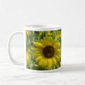 Grote zonnebloem-Mok Koffiemok (Links)