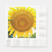 Grote zonnebloemen servet (Voorkant)