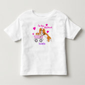Grote Zus Cavalier King Charles Spaniel Naam Kinder Shirts (Voorkant)