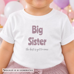 Grote zus de beste komt nog onthulling van een bro kinder shirts
