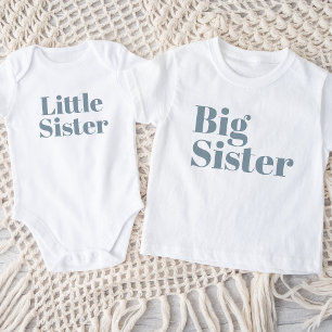 Grote Zus Dusty Blue Matching Sibling Family
