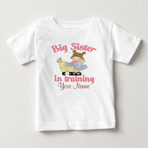 Grote zus in opleiding gepersonaliseerd T-shirt