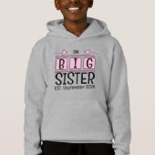 Grote zus initials gest. maand jaar roze (Voorkant)