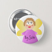 Grote Zus Ronde Button 5,7 Cm (Voorkant /achterkant)