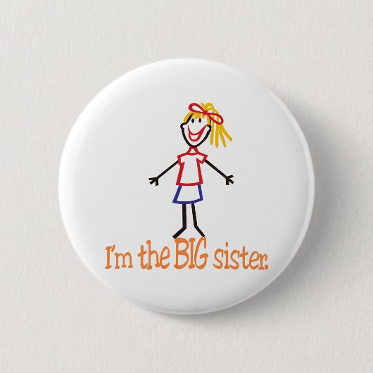 Grote Zus Ronde Button 5,7 Cm (Voorkant)