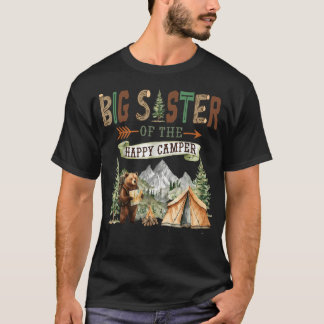 Grote Zus Van De Gelukkige Kampeerder Eerste Verja T-shirt