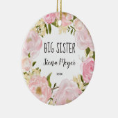 Grote zuster Eerste kerstversiering Keramisch Ornament (Rechts)