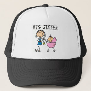 Grote zuster met kleine zuster T-shirts en cadeaut Trucker Pet