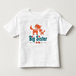 Grote zuster om Woodland Foxes te zijn Kinder Shirts