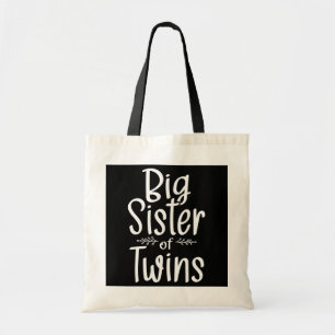 Grote zuster van tweeling Brother Boy Girl Sibling Tote Bag